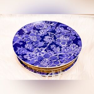 4/$25 • Avon Seaside Garden Porcelain Salad Plates‎